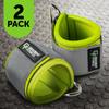 Gradient Fitness Ankle Straps (2 Pack) | Ankle Strap for Cable Machine, Ankle Bands for Working Out, Cable Ankle Strap, Cable Machine Attachment, Ankle Cable Attachments for Gym (Grey|Green) view 4