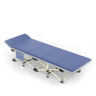 Camping Cot Bed Comfortable Neck Guard Camping Cot, Portable Foldable Outdoor Bed with Carry Bag for Adults Kids, Heavy Duty Cot for Traveling Gear Supplier Comfortable for Outdoor&Indoor