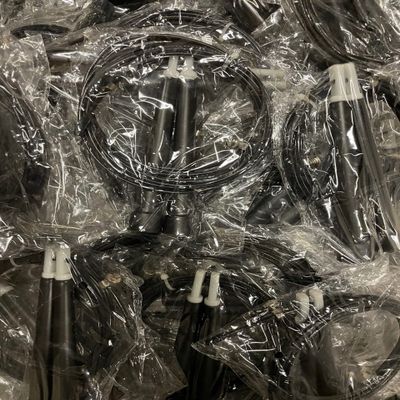 10 x Pack Adjustable Wire Speed Jump Ropes - CHOOSE YOUR COLOR (10ft Length) (10 x Black)