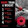 Krato Bat Weight | Baseball & Softball Batting Training Aid | Weight Placed Above Hands | Youth Through Professional | Hit Live view 2