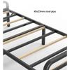 Camping Cot Bed Steel Frame Durable Sponge Rollaway Guest Bed Cot Fold Out Bed - Portable Folding Bed Frame with Thick Memory Foam Mattress Comfortable for Outdoor&Indoor (Size : A) view 4
