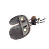 Zelerdo 2 Pack Leather Archery Finger Tabs Archery Finger Guard for Shooting Practice Gear,Right Hand view 2