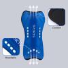 Soccer Shin Guards for Youth Kids with Long Soccer Socks, 3 Sizes Shin Pads Child Calf Protective Gear Lightweight Adjustable Equipment for 3-15 Years Old Girls Boys Toddler Kids Teenagers(S) view 2