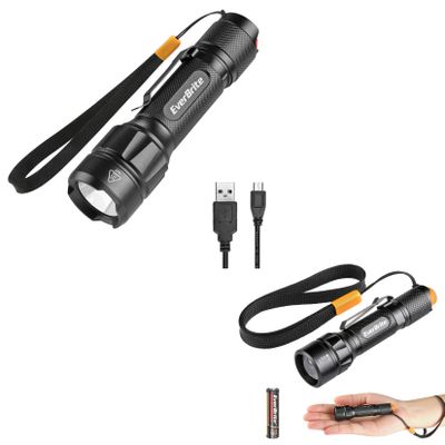 EverBrite LED Tactical Flashlight & Super Small Mini Zoomable Flashlight
