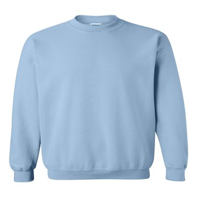 Gildan Fleece Crewneck Sweatshirt, Style G18000 Light Blue