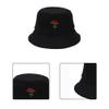 Ruluti Unisex Fashion Rose Embroidered Bucket Hat Summer Fisherman Outdoor Foldable Cap for Men Women Teens view 4