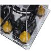 Better Display Cases Acrylic Mini - Miniature Football Helmet (not Full Size) Display Case with Mirror Case, Yellow Risers and Mirror Base (V45/A003) view 2