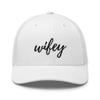Wifey Trucker Cap Wifey Hat White view 1