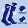 Soccer Shin Guards for Youth Kids with Soccer Socks, 3 Sizes Shin Pads Child Calf Protective Gear Lightweight Adjustable Equipment for 3-15 Years Old Girls Boys Toddler Kids Teenagers(M) view 4