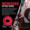 Krato Bat Weight - Baseball and Softball Bat Training Weight for Youth, High School, College - Baseball Swing Training Weight - Adjustable Live Hitting Batting Practice Aid to Improve Velocity - 30 oz view 4