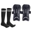 Soccer Shin Guards for Youth Kids with Long Soccer Socks, 3 Sizes Shin Pads Child Calf Protective Gear Lightweight Adjustable Equipment for 3-15 Years Old Girls Boys Kids Toddlers(L) view 1