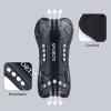 Soccer Shin Guards for Youth Kids with Long Soccer Socks, 3 Sizes Shin Pads Child Calf Protective Gear Lightweight Adjustable Equipment for 3-15 Years Old Girls Boys Kids Toddlers(L) view 2
