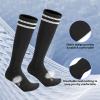 Soccer Shin Guards for Youth Kids with Long Soccer Socks, 3 Sizes Shin Pads Child Calf Protective Gear Lightweight Adjustable Equipment for 3-15 Years Old Girls Boys Kids Toddlers(L) view 4