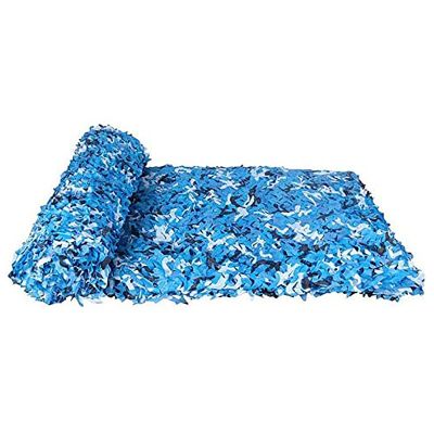 GGHBOY Camo Netting, Camouflage Net Blue Camouflage Net, Camouflage Net,Outdoor Protective Net Used for Camping, Hunting, Outdoor Activities, Party Decoration Shade (Size : 2 * 2m)