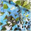 GGHBOY Camo Netting, Camouflage Net Blue Camouflage Net, Camouflage Net,Outdoor Protective Net Used for Camping, Hunting, Outdoor Activities, Party Decoration Shade (Size : 2 * 2m) view 2