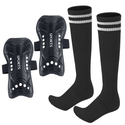 Soccer Shin Guard Youth Kid with Soccer Sock,Lightweight and Breathable Child Calf Protective Gear for Football Games,Shin Pads Soccer Equipment for 3-15 Years Old Boys Girl Teenagers