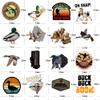 52Pcs Duck Hunting StickersGo Hunting Adventure Sticker Decals for Water Bottle, Laptop, Phone, Skateboard, Car, Bumper, for Party Supplies Favors Decor view 3