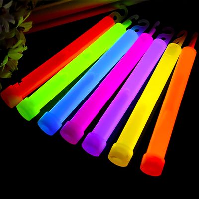 Trimming Shop 6 inch Glow Sticks Lanyard Premium Ultra Bright Glow in The Dark Rod for New Years Eve, Graduation Party, Camping (12 Mix Colours)