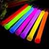 Trimming Shop 6 inch Glow Sticks Lanyard Premium Ultra Bright Glow in The Dark Rod for New Years Eve, Graduation Party, Camping (12 Mix Colours) view 1