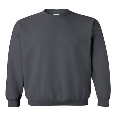 Gildan Fleece Crewneck Sweatshirt, Style G18000 Charcoal