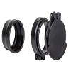 Tenebraex Ocular & Objective Scope Flip Cover Kit with KillFlash Anti-Reflection Device for Leupold Mark 4 12-40x60mm (60KIT-000001) view 2