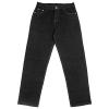 Mens Loose Fit Hip Hop Jeans Retro Relaxed Fit Skateboard Denim Pants Classic Vintage Plain Washed Baggy Jean (Black,30) view 1