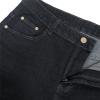 Mens Loose Fit Hip Hop Jeans Retro Relaxed Fit Skateboard Denim Pants Classic Vintage Plain Washed Baggy Jean (Black,30) view 3