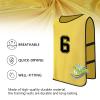 brooman Scrimmage Training Vest Kids Youth Adult Soccer Practice Jersey Athletic Pinnies (M,Yellow-1) view 3