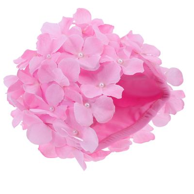 SEWACC Womens Shower Caps Floral Petal Ladies Bathing Swim Cap Lace Vintage Swim Cap Fashionable Swim Floral Petal Stylish Swimming Hat Retro Style Bathing Caps for Women ()