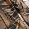 Men Distressed Straight Leg Jeans Vintage Skinny Slim Fit Denim Jeans Washed Retro Comfort Hip Hop Jean Pants (Yellow,29) view 4