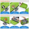 BestComfort Sleeping Pad for Camping with 2-in-1 Air Pump Sack Carry Bag, 4inch Inflatable Camping Mattress for Backpacking Hiking Car Traveling, Waterproof Ultralight Camping Sleeping Mat, Green view 2