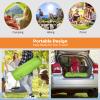 BestComfort Sleeping Pad for Camping with 2-in-1 Air Pump Sack Carry Bag, 4inch Inflatable Camping Mattress for Backpacking Hiking Car Traveling, Waterproof Ultralight Camping Sleeping Mat, Green view 4