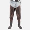 GREENWATER Hip Waders for Men Women with Boots Waterproof,2-Ply PVC/Nylon Adult Bootfoot Hip Waders with Cleated for Fishing & Hunting (Brown, M13) view 3