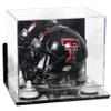 Better Display Cases Acrylic Mini - Miniature Football Helmet (not Full Size) Display Case with Mirror Case, White Risers , Wall Mount and Mirror Base (V45/A003) view 1
