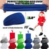 12 Pieces 16 Inch Wicking Elastic Athletic Sweatband Headbands - Soft Hairbands for Sports, Toddlers, Boys and Girls (Dark Colors) view 2