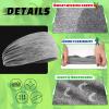 12 Pieces 16 Inch Wicking Elastic Athletic Sweatband Headbands - Soft Hairbands for Sports, Toddlers, Boys and Girls (Dark Colors) view 3