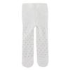 SIRRI Baby Girls Polka Dotted Microfiber White Tight Casual Formal Stocking Size 18-24 Months view 1