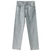 Maiyifu-GJ Men Distressed Paint Splatter Jeans Vintage Washed Straight Fit Denim Pants Retro Hip Hop Loose Jean Trousers (Light Blue,X-Small) view 1
