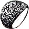 QQTQQ Nose Viking for Men Scandinavian Warrior Slavic Sonnenrad Runic Amulet Stainless Steel Ring (Ring_Size : 10)