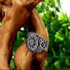 QQTQQ Nose Viking for Men Scandinavian Warrior Slavic Sonnenrad Runic Amulet Stainless Steel Ring (Ring_Size : 10) view 4