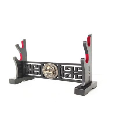 GOONSDS Sword Stand Weapon Display Stand Katana Genji Japanese Samurai Sword Blade Medieval Holder Slayer Weapon,2 Tier