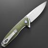 Eafengrow EF972 Folding Knife, D2 Steel Blade Micarta Handle Pocket Knife Folder for Outdoor Camping Hiking Working EDC Tool Knife(army green) view 3