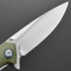 Eafengrow EF972 Folding Knife, D2 Steel Blade Micarta Handle Pocket Knife Folder for Outdoor Camping Hiking Working EDC Tool Knife(army green) view 4