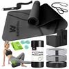 Yoga Starter Kit 12 in 1 - Yoga Set Include Yoga Mat, Foam Roller, 4 Resistance Bands, Yoga Blocks 2 Pack with Strap, 2 Peanut Massage Balls Set, Yoga kit and Sets for Beginners, Women Men view 1