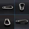 DOKEEP 2PCS 2.77 Inch Stainless Steel Carabiner Clip Spring-Snap Hook,EDC Heavy Duty Mini Custom Quick Release Hook for Outdoor Key Chain Swing Set Camping Fishing Hiking Traveling Hammock (2.77 Inch) view 3