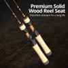 Feilx Fishing Rod,Bait System Spinning Casting Fishing Rod Carbon Fiber 2 Pieces 1.53-1.8m 1-8g for Fishing view 2