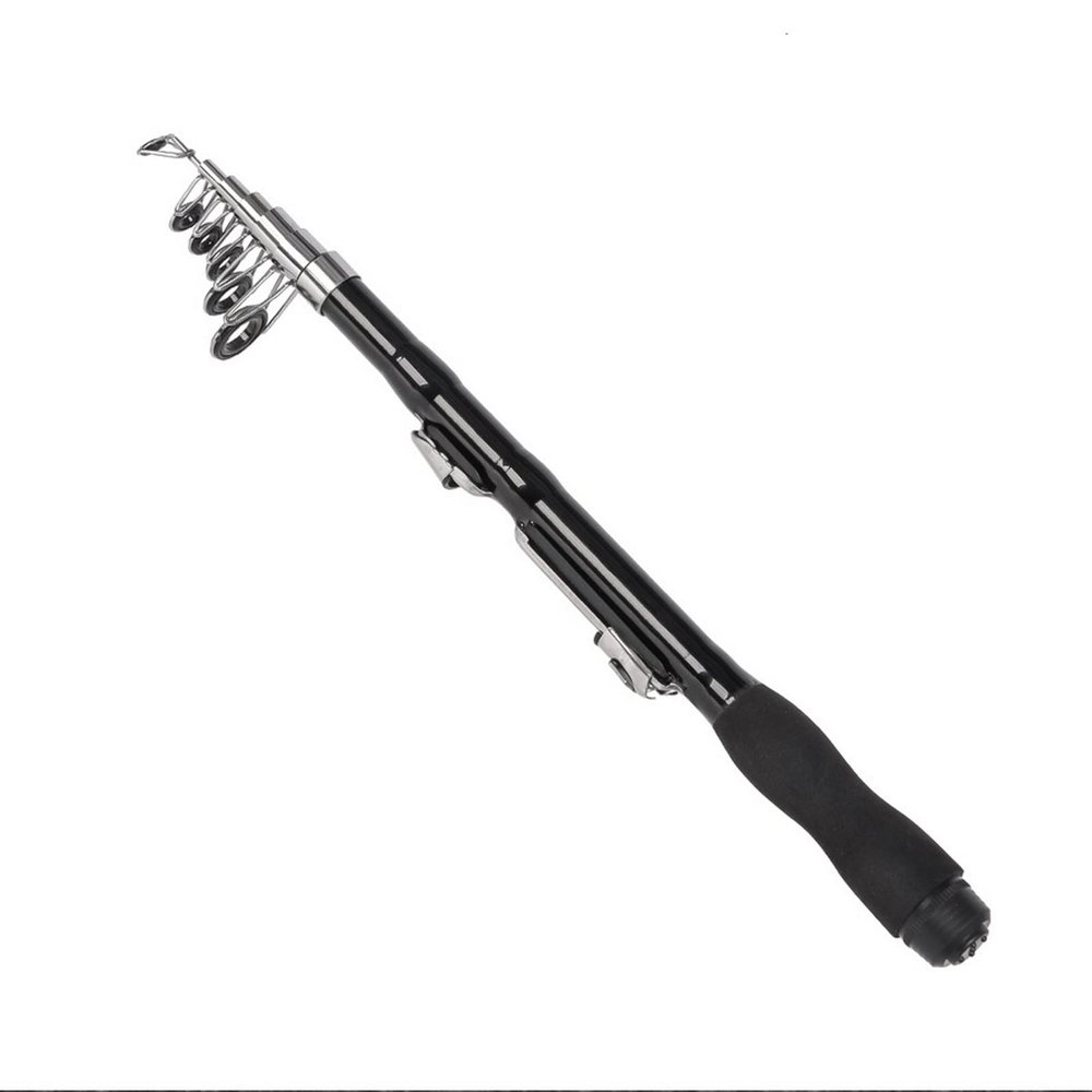 Feilx Reel and Fishing Rod Combo,1pc 1.5m Carp Fishing Hard Rod Feeder Adjustable Automatic Sea Fishing Pole Fish Hand Fishing Tackle Sea Rod Ocean
