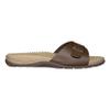 Revs - Tay - Mens Single Strap Reflexology Massage Sandals, Brown US9 view 4