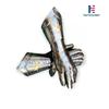 Medieval Knight Gauntlets Armour Fully Functional Finger Armor Cosplay LARP view 4