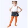 EVERSWE Girls Semi Opaque Footed Tights, Microfiber Tights (2-4, Orange) view 3
